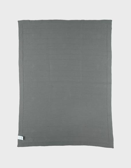 Couverture en tricot bio  75x100cm Vert 4 - vertbaudet enfant 