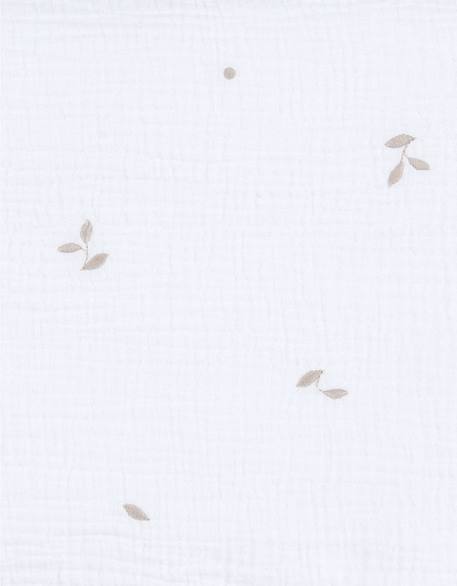 Tour de lit mousseline de coton bio Blanc 5 - vertbaudet enfant 