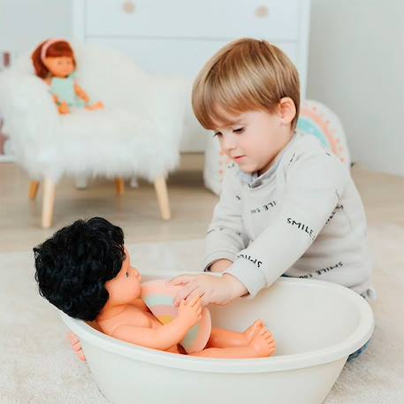 Set de baignoire et éponge pour poupées Blanc 5 - vertbaudet enfant 