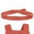 Ensemble tricoté 21cm - grenouillère et bandeau Rouge 3 - vertbaudet enfant 