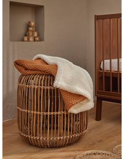 Linge de maison et décoration-Linge de lit enfant-Couverture en coton biosherpa