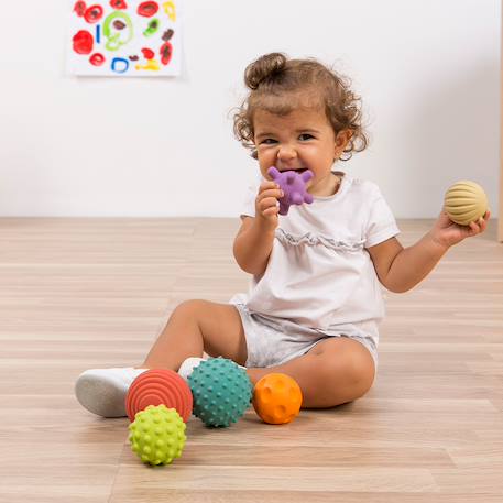 Ensemble de balles sensorielles sensory balls Beige 6 - vertbaudet enfant 