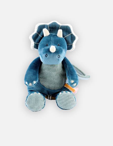 Peluche mini musicale ops en veloudoux Bleu 5 - vertbaudet enfant 