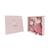 Coffret cadeau bébé cerf avec doudou et hochet Rose 1 - vertbaudet enfant 