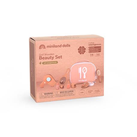 Ensemble de beauté en bois pour poupées Marron 6 - vertbaudet enfant 
