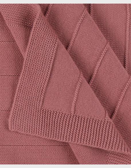Couverture en tricot bio 75x100cm Rouge 6 - vertbaudet enfant 