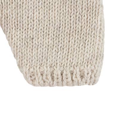 Pyjama en tricot couleur lin pour poupées de 21cm Beige 3 - vertbaudet enfant 