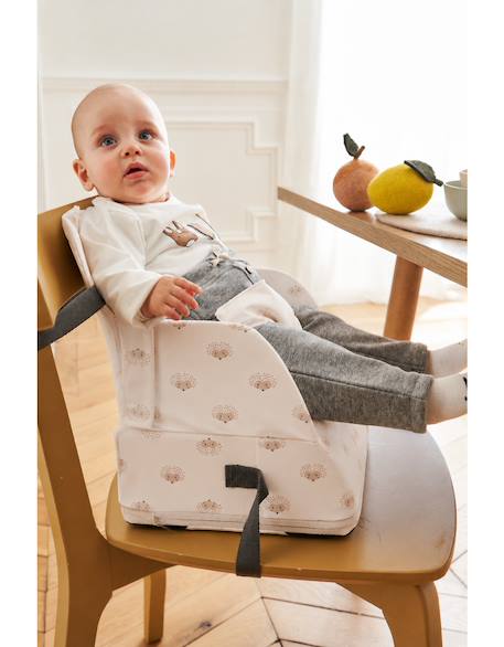 Réhausseur de chaise imperméable Beige+Blanc+Blanc imprimé+Bleu+Marron+Rose 32 - vertbaudet enfant 