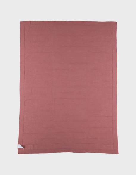 Couverture en tricot bio 75x100cm Rouge 4 - vertbaudet enfant 