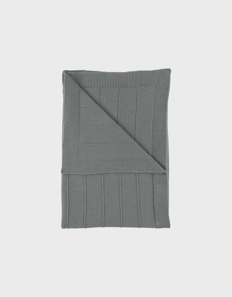 Couverture en tricot bio  75x100cm Vert 5 - vertbaudet enfant 