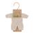 Pyjama en tricot couleur lin pour poupées de 21cm Beige 4 - vertbaudet enfant 