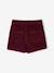 Jupe short fille plissée beige+bordeaux+vert anglais 7 - vertbaudet enfant 