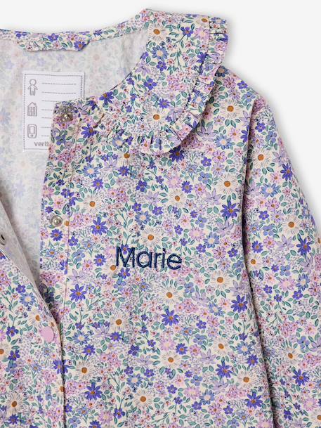 Tablier fille personnalisable lilas poudré 4 - vertbaudet enfant 