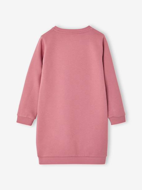 Robe en molleton fille écru+marine+mauve+vert sauge 12 - vertbaudet enfant 