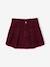 Jupe short fille plissée beige+bordeaux+vert anglais 6 - vertbaudet enfant 