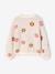 Gilet fille motif maille mousseuse chocolat+écru+marron+vert 5 - vertbaudet enfant 