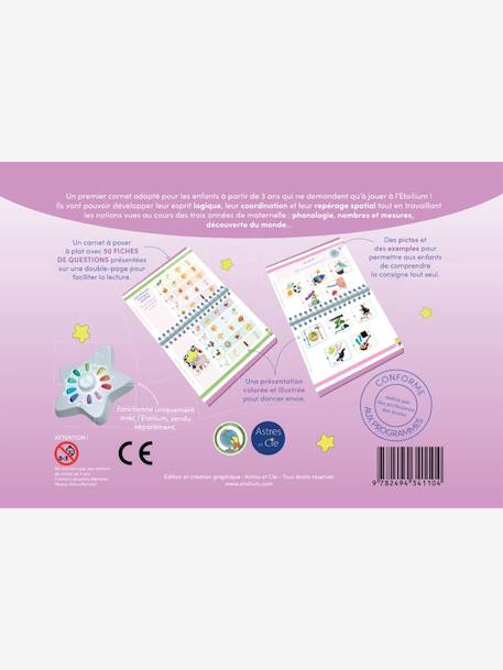 Lot 2 carnets activités maternelle multicolore 9 - vertbaudet enfant 
