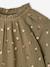 Robe courte fille écru+kaki 6 - vertbaudet enfant 