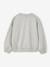 Sweat fille col rond manches longues bleu chambray+gris chiné 11 - vertbaudet enfant 