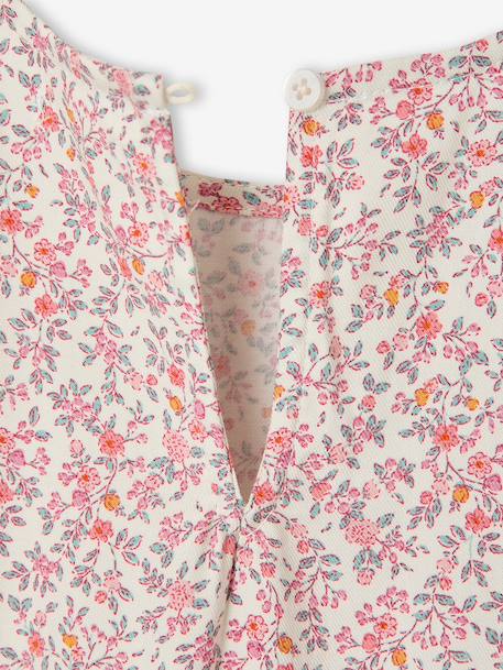 Robe courte fille manches longues ivoire+vanille 8 - vertbaudet enfant 