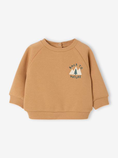 Sweat bébé manches longues marine+ocre 5 - vertbaudet enfant 