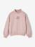 Sweat fille col montant rose pâle 2 - vertbaudet enfant 