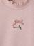 Sweat fille col montant rose pâle 4 - vertbaudet enfant 