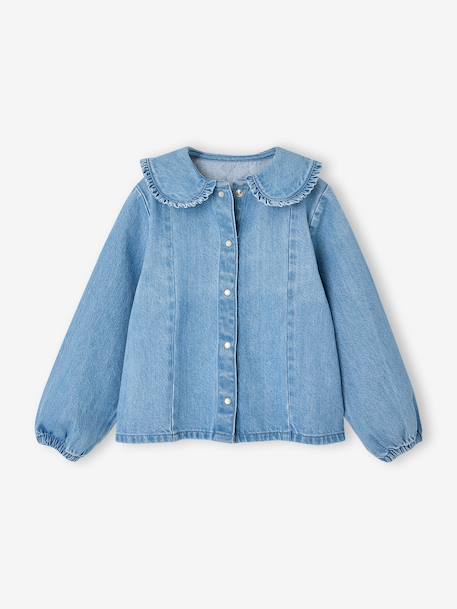 Chemise manches longues fille double stone 1 - vertbaudet enfant 