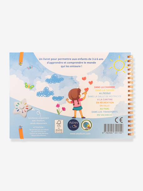 Lot 2 carnets activités maternelle multicolore 8 - vertbaudet enfant 