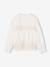 Blouse manches longues fille écru 2 - vertbaudet enfant 