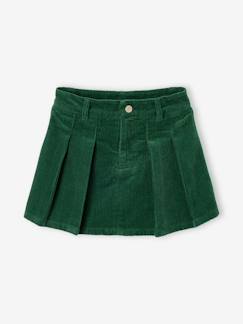 -Jupe short fille plissée