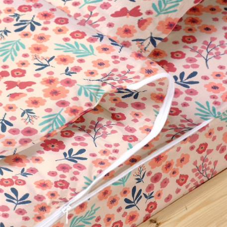 Caradou® parure de lit + couette enfant fleurs Rose 3 - vertbaudet enfant 