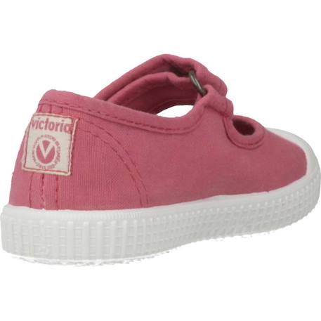 Ballerines à scratch fille Rose framboise+Rose frambuesa 9 - vertbaudet enfant 