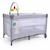 Lit parapluie double hauteur Complet Duo Hérisson Gris 1 - vertbaudet enfant 