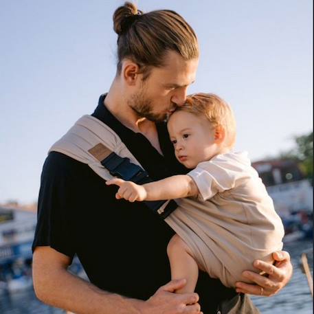 Porte-bébé neko up & down Beige 6 - vertbaudet enfant 