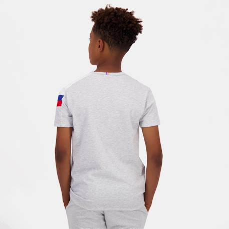 T-shirt fille n°1 chiné Gris 6 - vertbaudet enfant 