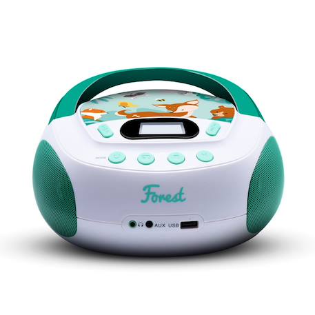 Lecteur cd mp3 enfant avec port usb Bleu foncé+Cyan+Rose+turquoise foncé+Violet 10 - vertbaudet enfant 