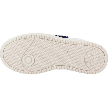 Baskets basses  à scratch Blanc marino+Marine 6 - vertbaudet enfant 