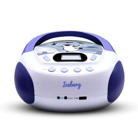Lecteur cd mp3 enfant avec port usb Bleu foncé+Cyan+Rose+turquoise foncé+Violet 30 - vertbaudet enfant 
