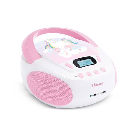 Lecteur cd mp3 enfant avec port usb Bleu foncé+Cyan+Rose+turquoise foncé+Violet 13 - vertbaudet enfant 