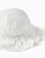 Chapeau avec broderie anglaise Blanc 4 - vertbaudet enfant 