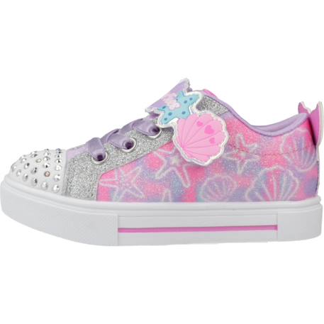 Baskets bébé fille légère Multicolore lpmt+Rose lvmt 8 - vertbaudet enfant 