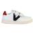 Baskets basses  à scratch Blanc marino+Marine 1 - vertbaudet enfant 
