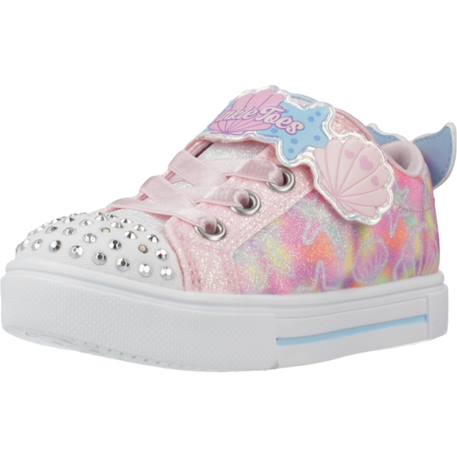 Baskets bébé fille légère Multicolore lpmt+Rose lvmt 4 - vertbaudet enfant 