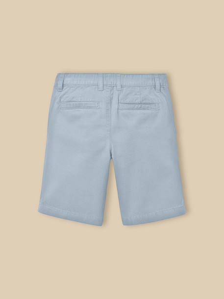 Bermuda chino garçon Bleu froid+Celadon+Ciel+Indigo+Menthe+Rouge+Sun 9 - vertbaudet enfant 