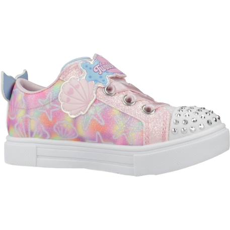 Baskets bébé fille légère Multicolore lpmt+Rose lvmt 5 - vertbaudet enfant 
