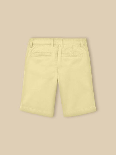 Bermuda chino garçon Bleu froid+Celadon+Ciel+Indigo+Menthe+Rouge+Sun 21 - vertbaudet enfant 