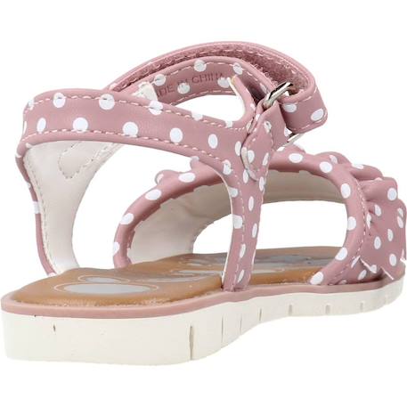 Sandale bébé synthétique chiara Rose 100 3 - vertbaudet enfant 