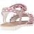 Sandale bébé synthétique chiara Rose 100 3 - vertbaudet enfant 