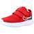 Basket bébé textile star runner 3 Noir+Rouge vif 10 - vertbaudet enfant 
